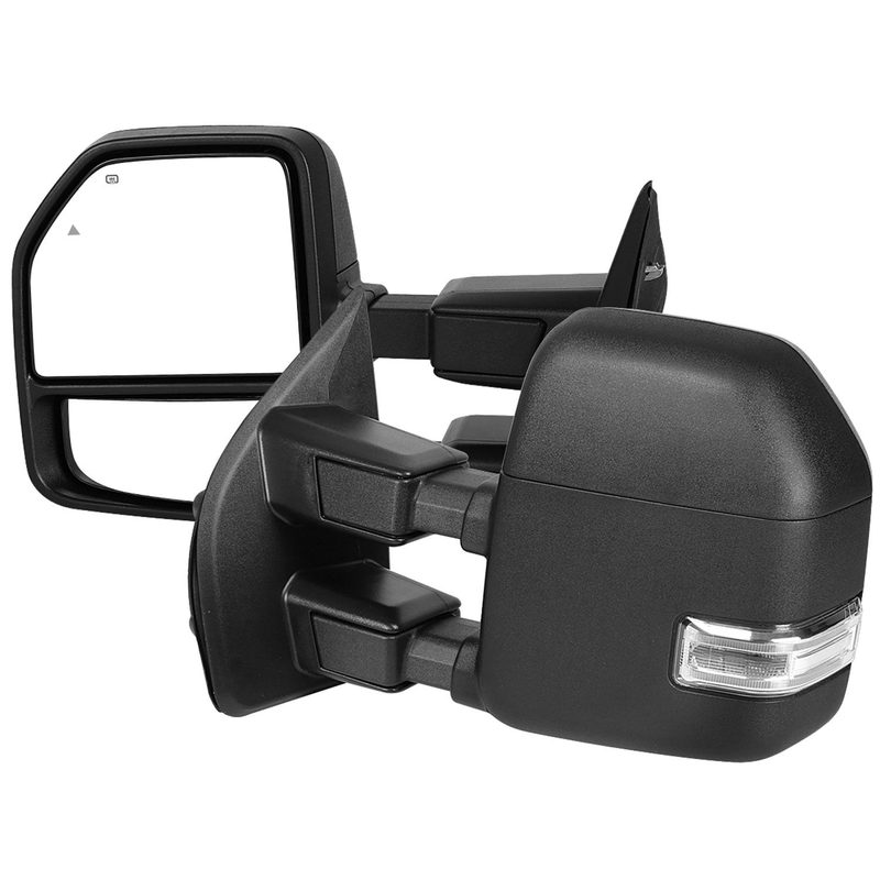 2017-2019 Ford F-250/350/450/550 Super Duty Heated & Manual Towing Mirrors