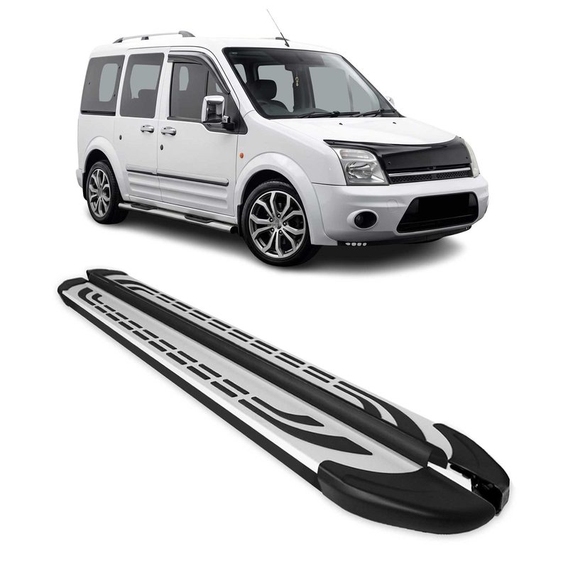 Side Step Nerf Bars Running Board for Ford Transit Connect 2010-2013 Black 2x