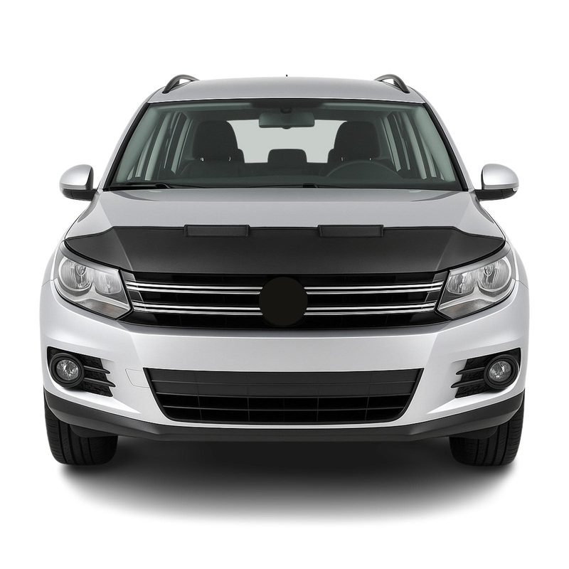 2009-2017 VW Tiguan Car Bonnet Mask Hood Bra Black 1 Pc