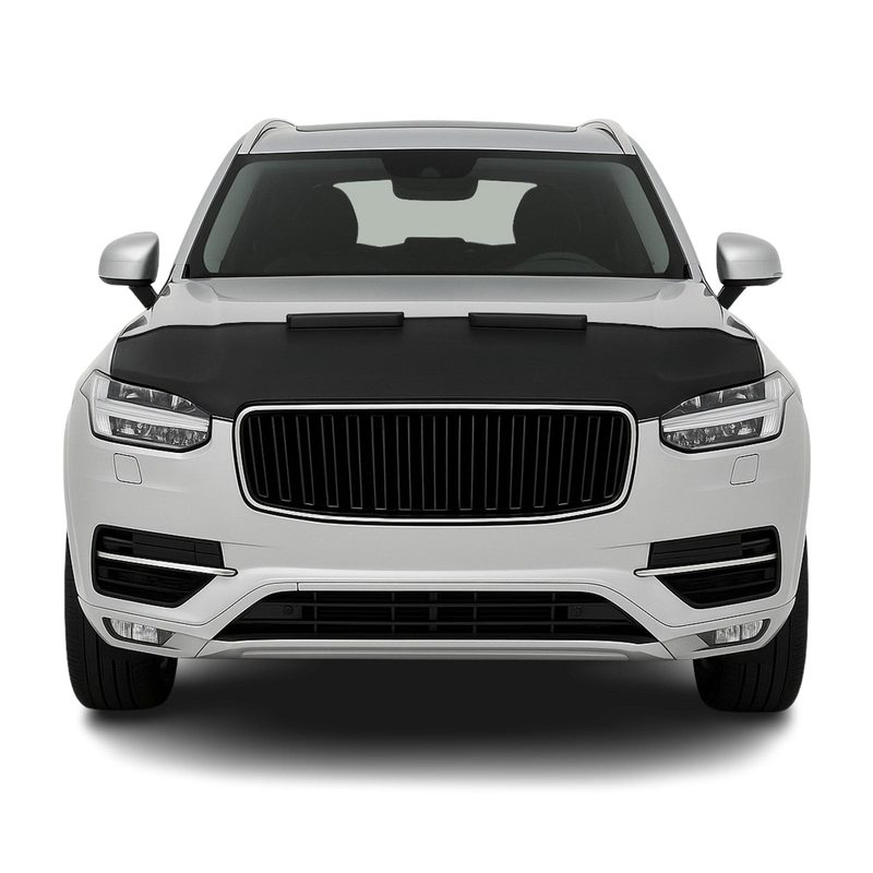 2016-2024 Volvo XC90 2016-2024 Pre-FL Car Bonnet Mask Hood Bra Black 1 Pc