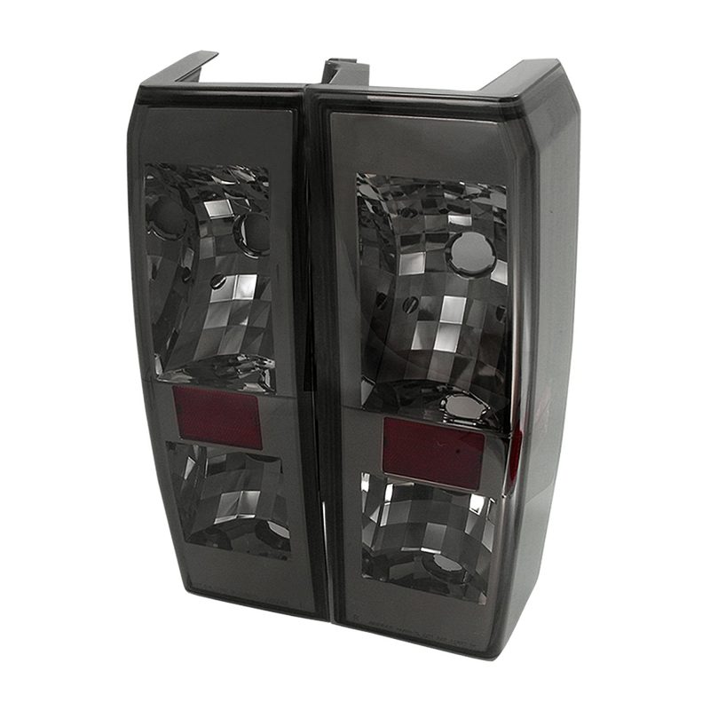 2005-2010 Hummer H3 Tail Lights Chrome Housing/Smoke Lens