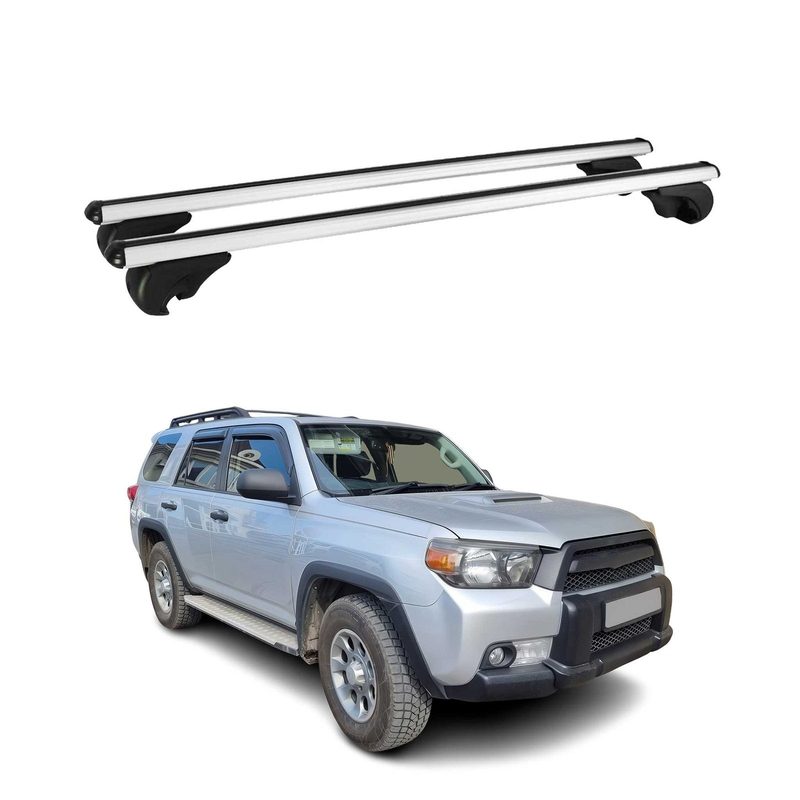 2010-2024 Toyota 4Runner Roof Rack Cross Bars Silver