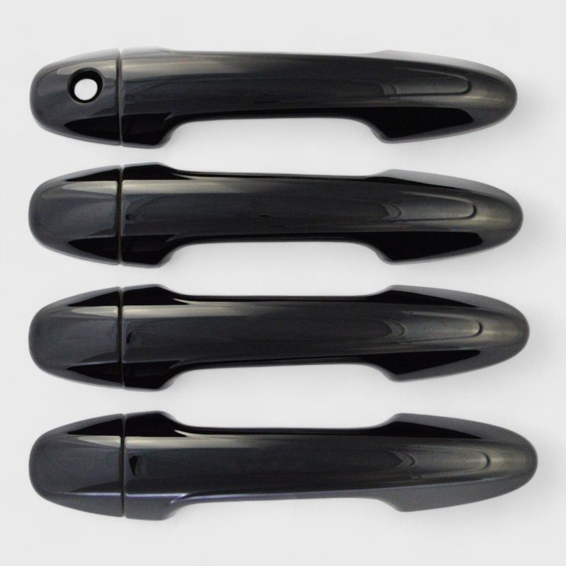 2013-2018 Toyota RAV4 Door Handle Cover Gloss Black 8Pcs ABS Plastic