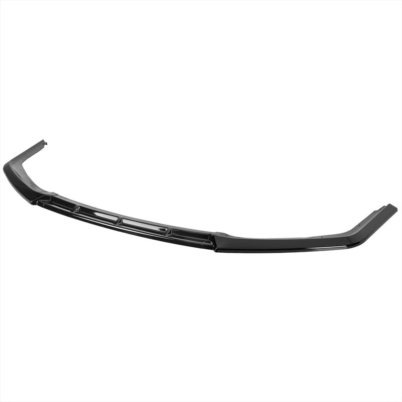 2017-2021 Honda Civic Si Glossy Black 3Pcs Front Bumper Lip Spoiler Kit