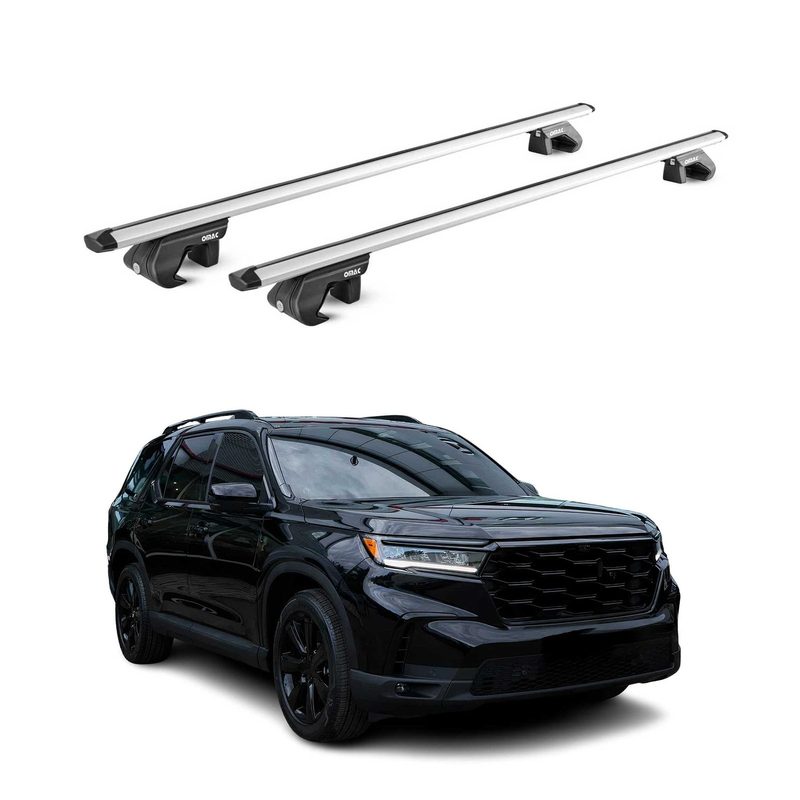 2023-2026 Honda Pilot Roof Rack Cross Bars Silver Luggage Carrier 2 Pcs