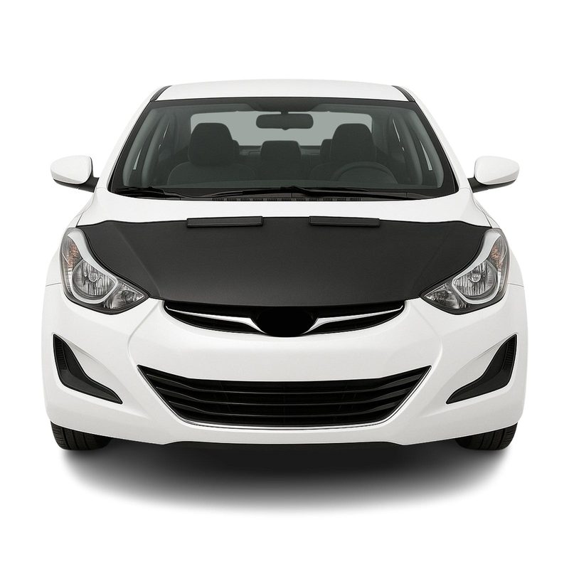 2011-2016 Hyundai Elantra Car Bonnet Mask Hood Bra Black 1 Pc