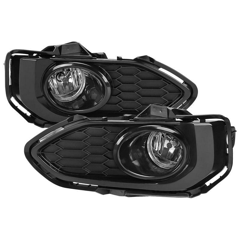 2018-2020 Honda Fit H8 Fog Lights Kit Chrome Housing/Clear Lens