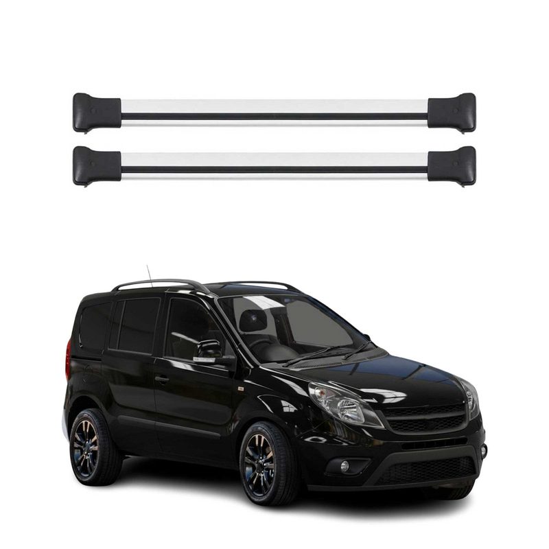 2015-2022 RAM ProMaster City Roof Rack Cross Bars Silver