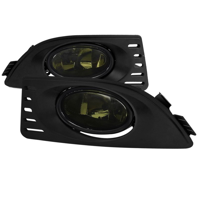 2005-2007 Acura RSX H11 Fog Lights Kit Chrome Housing/Smoke Lens