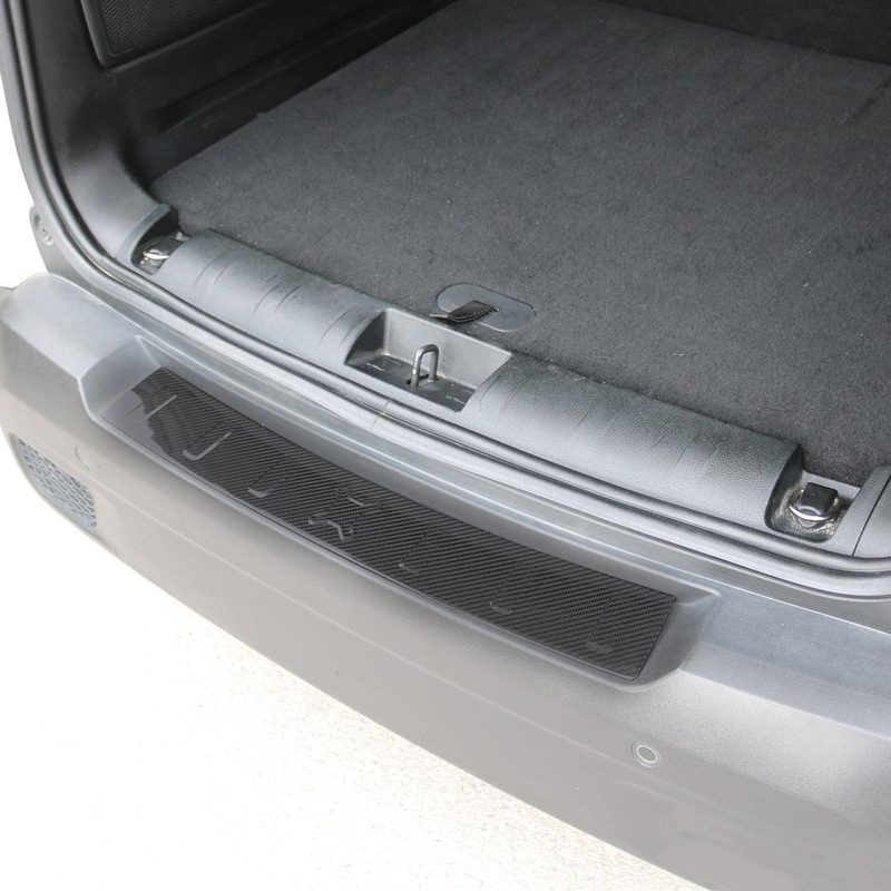2015-2024 Jeep Renegade Rear Bumper Sill Cover Protector Guard Carbon Fiber