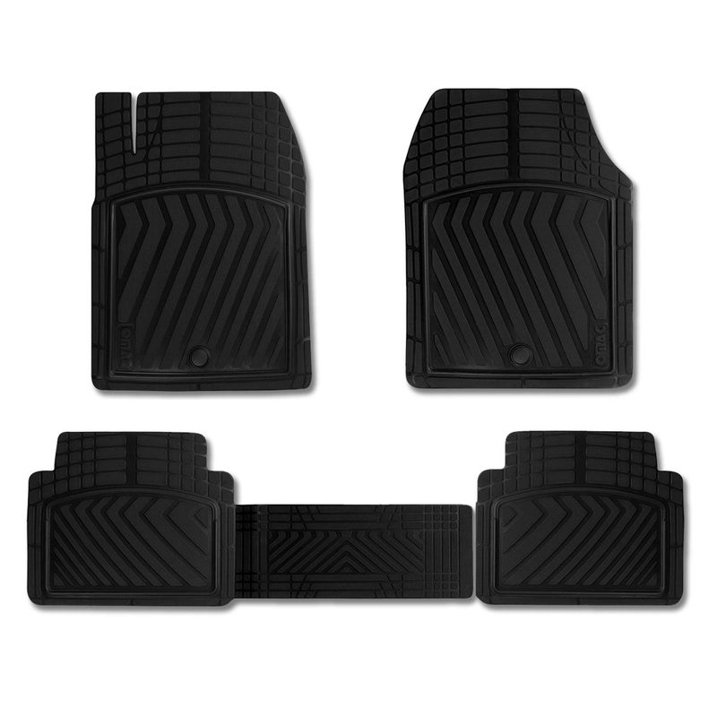 Hummer Universal Floor Mats Liner All Weather 3D Black Waterproof 4Pcs