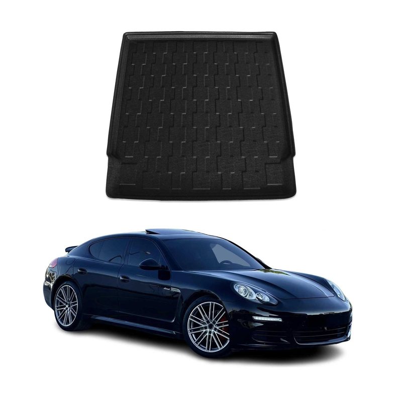 2010-2016 Porsche Panamera Cargo Liner Trunk Mat All Weather Black