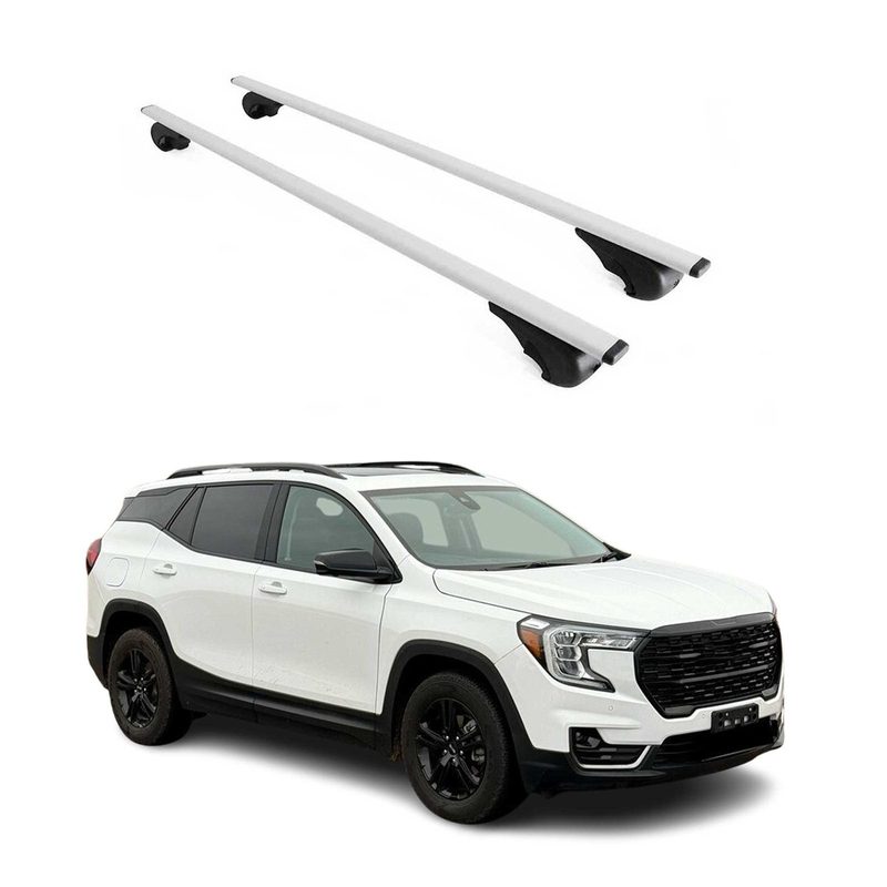 2018-2024 GMC Terrain / Terrain Denali Roof Rack Cross Bars Silver