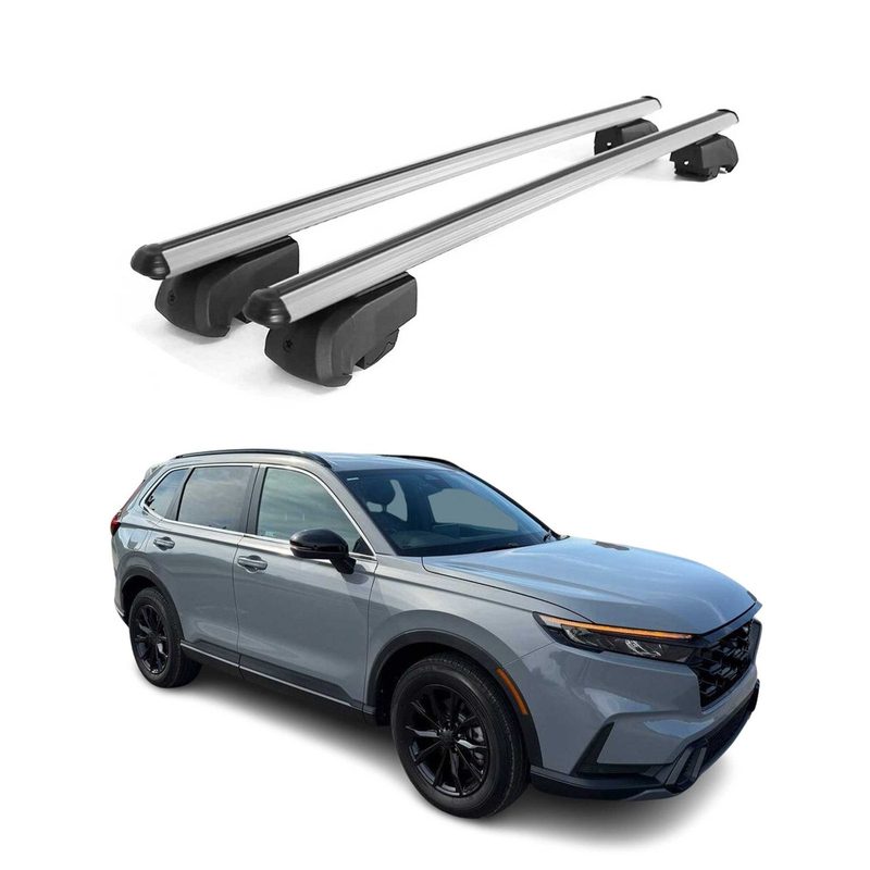 2023-2026 Honda CR-V Roof Rack Cross Bars Luggage Carrier Alu Silver 2Pcs