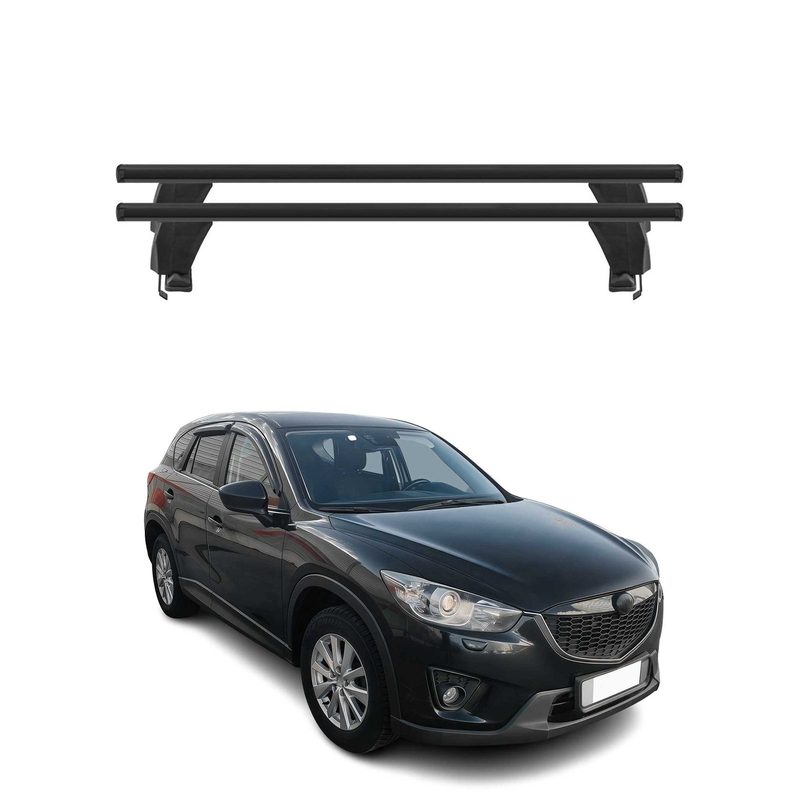 2013-2016 Mazda CX-5 Roof Rack Cross Bars Black