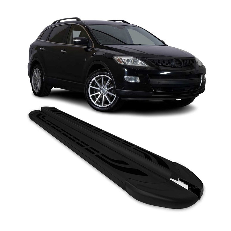 2007-2015 Mazda CX-9 Running Boards Side Steps Black