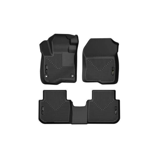 Tapetes Husky Weatherbeater 1ra y 2da Fila color Negro para CR-V 23-25