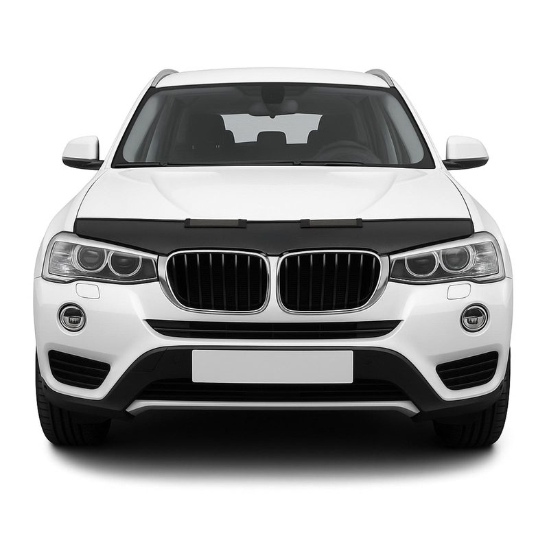 2011-2017 BMW X3 F25 Car Bonnet Mask Hood Bra Half Black