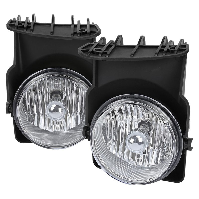 2003-2006 GMC Sierra / 2007 Sierra Classic H10 Fog Lights Kit Chrome/Clear