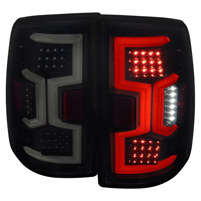 2019-2024 Dodge RAM 2500/3500 LED Signal Tail Lights Glossy Black/Dark Smoke