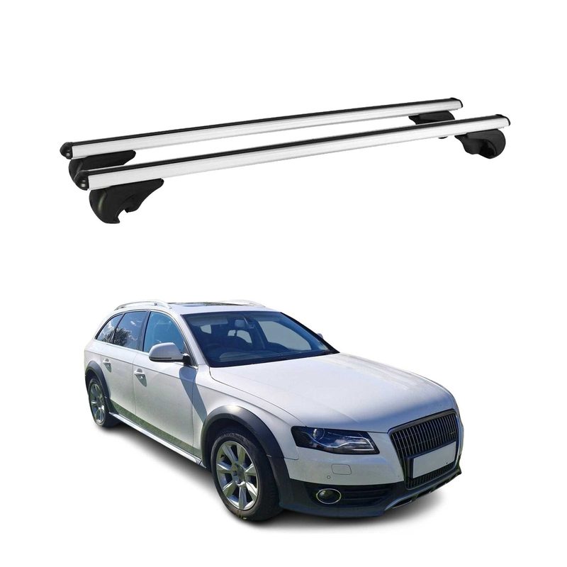 2013-2015 Audi A4 Allroad Roof Rack Cross Bars Luggage Carrier 2 Pcs
