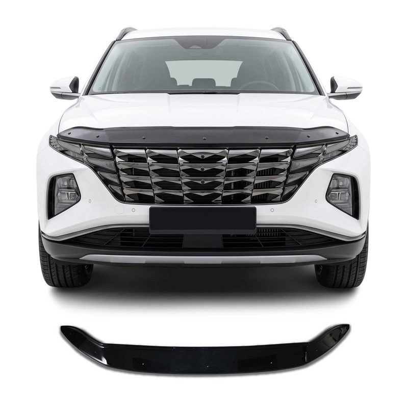 2022-2026 Hyundai Tucson Front Bug Shield Hood Deflector 1 Pc Smoke