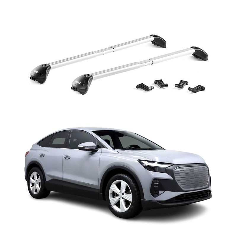 2022-2026 Audi Q4 e-tron Roof Rack Cross Bars Silver
