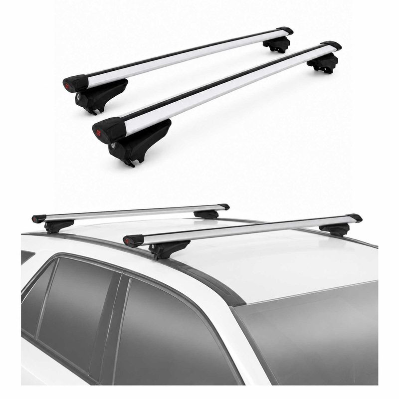 G3 Roof Racks for Audi Q3 2015-2018 Aluminium Lockable 2Pcs Gray