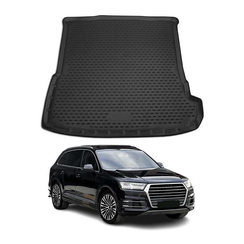 2017-2026 Audi Q7 Cargo Liner Trunk Mat All Weather Black