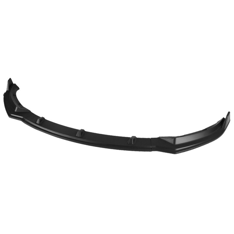 2017-2020 Tesla Model 3 Matte Black Polypropylene 3Pcs Bumper Lip Spoiler