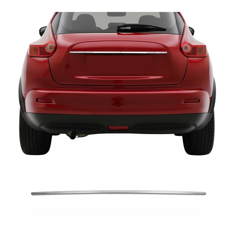 2011-2017 Nissan Juke Trunk Tailgate Door Handle Cover Brushed Stainless Steel Silver