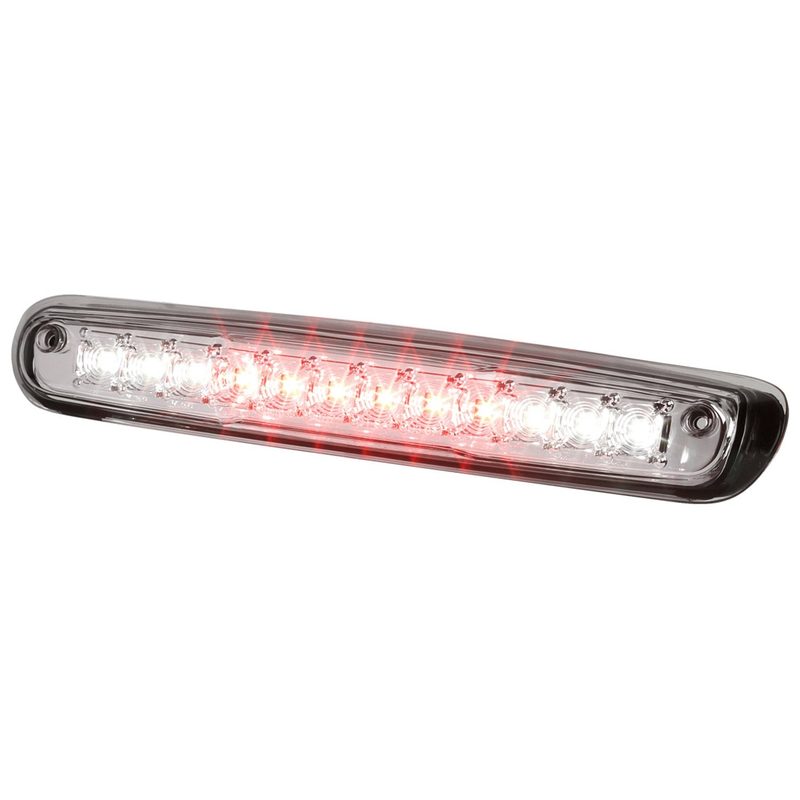 2007-2012 Chevy Silverado/ GMC Sierra LED 3rd Brake Light Chrome/Clear Lens