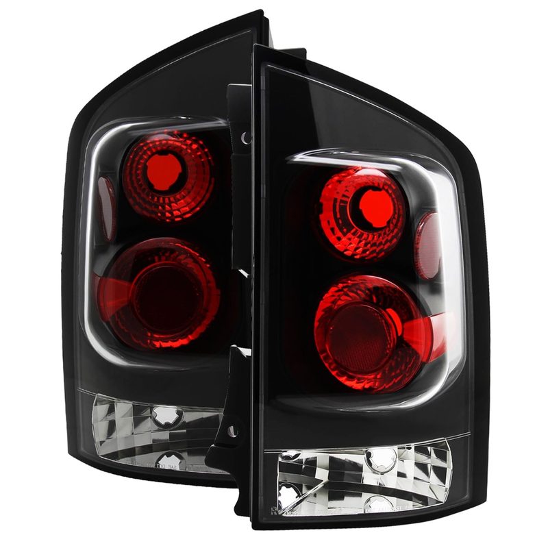 2005-2015 Nissan Armada Tail Lights Matte Black Housing/Clear Lens