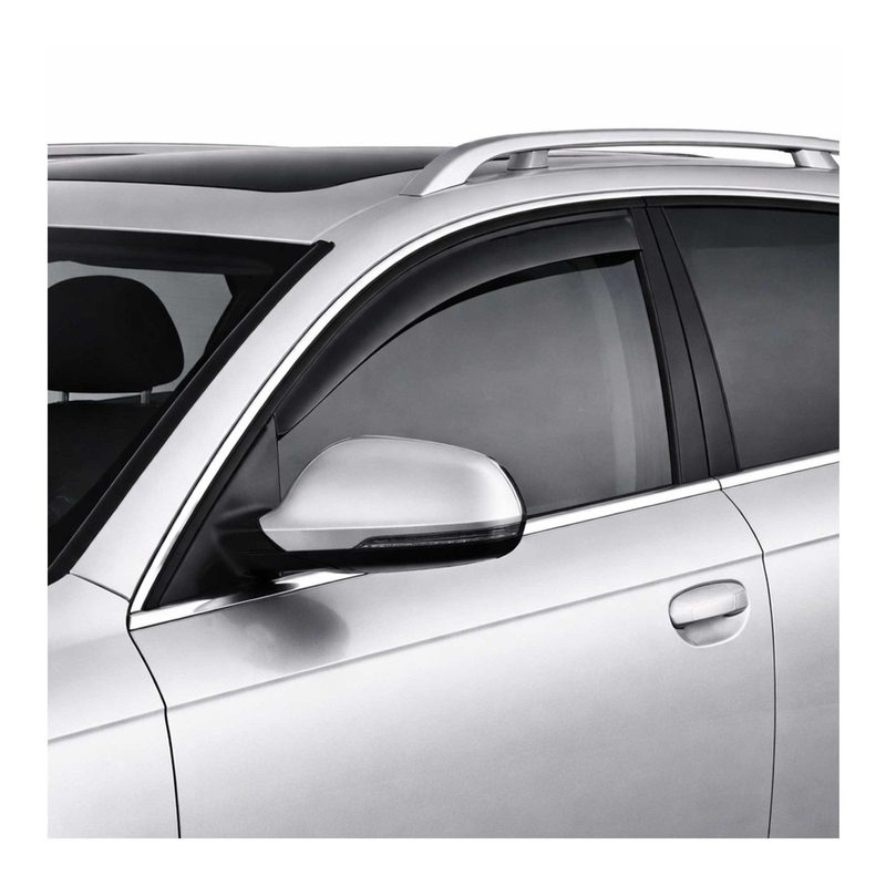 2005-2011 Audi A6 C6 S6 RS6 Sedan Avant Allroad Window Visor Vent Rain Deflector 2Pcs Smoke