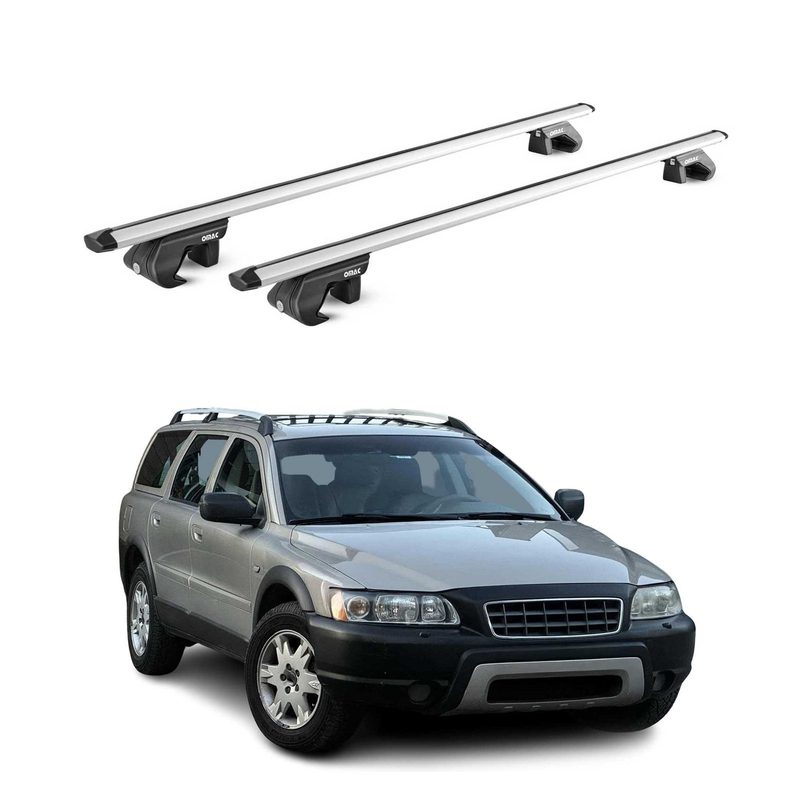 2003-2007 Volvo XC70 Roof Rack Cross Bars Luggage Carrier 2 Pcs