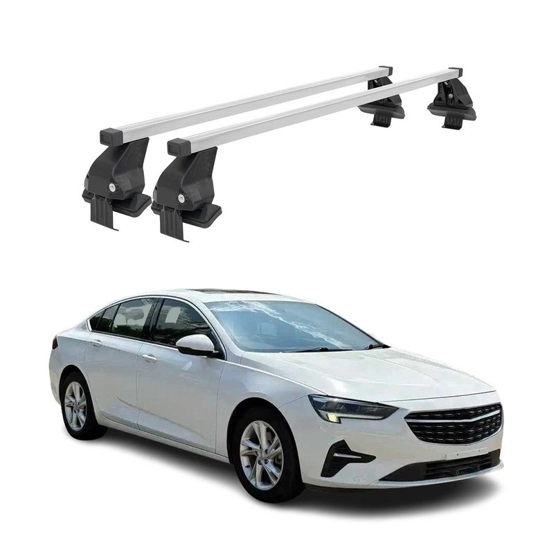 2018-2020 Buick Regal Sportback Roof Rack Cross Bars Silver
