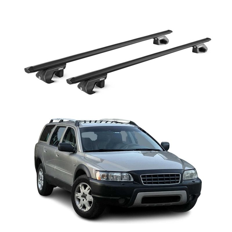 2003-2007 Volvo XC70 Roof Rack Cross Bars Luggage Carrier 2 Pcs
