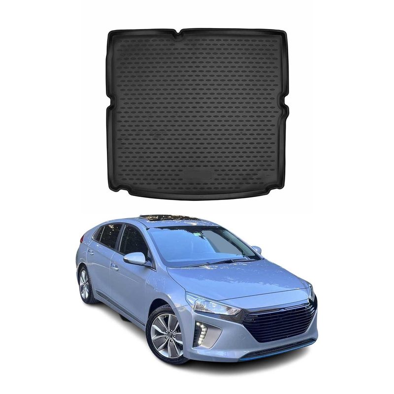 2017-2022 Hyundai Ioniq Electric Cargo Liner Trunk Mat All Weather Black