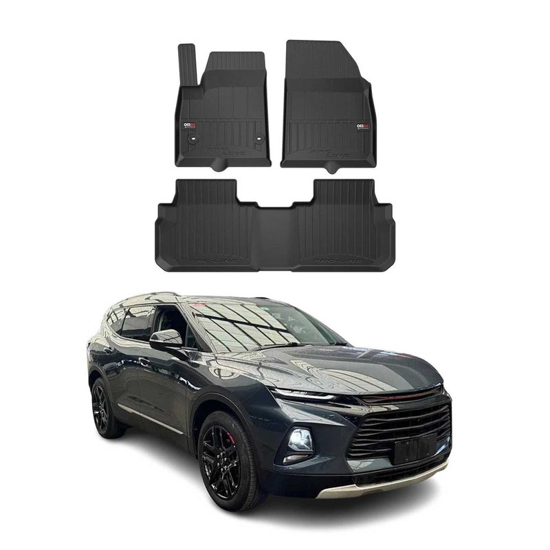 2019-2026 Chevrolet Blazer Premium Floor Mats Heavy Duty All-Weather 3pcs