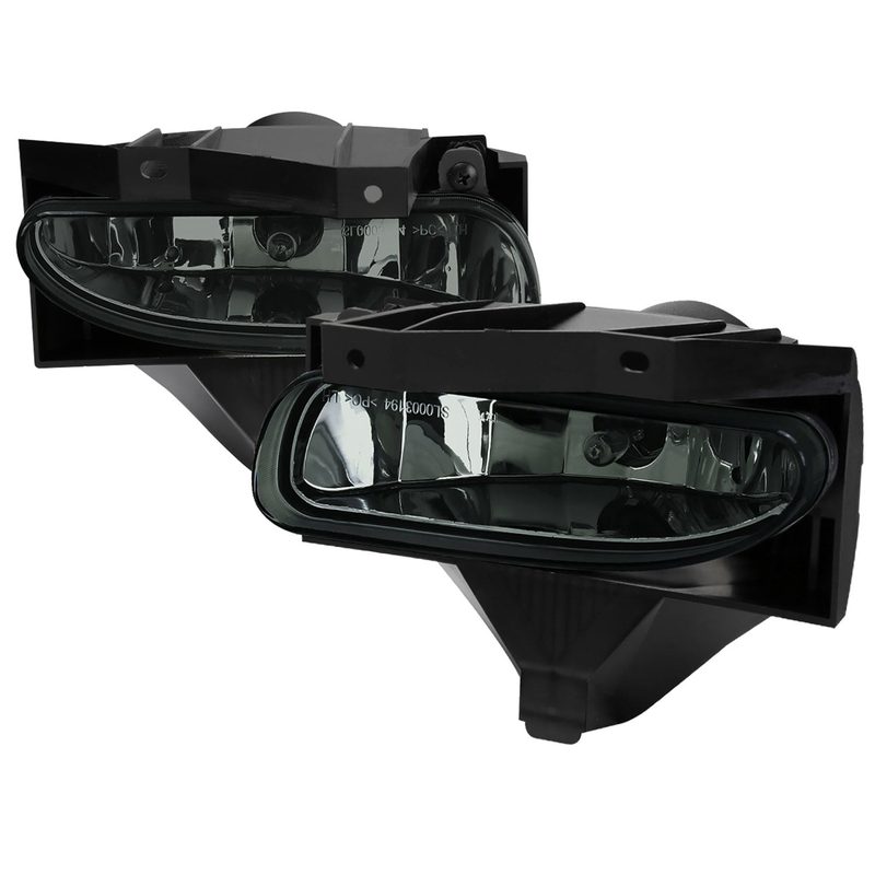 1999-2004 Ford Mustang 899 Fog Lights Kit Switch & Wiring Harness Chrome/Smoke