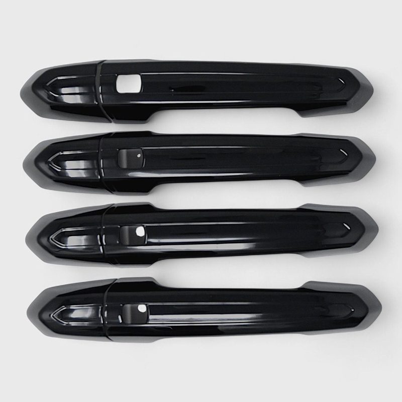 2017-2025 Cadillac XT5 Door Handle Cover Gloss Black 8Pcs ABS Plastic