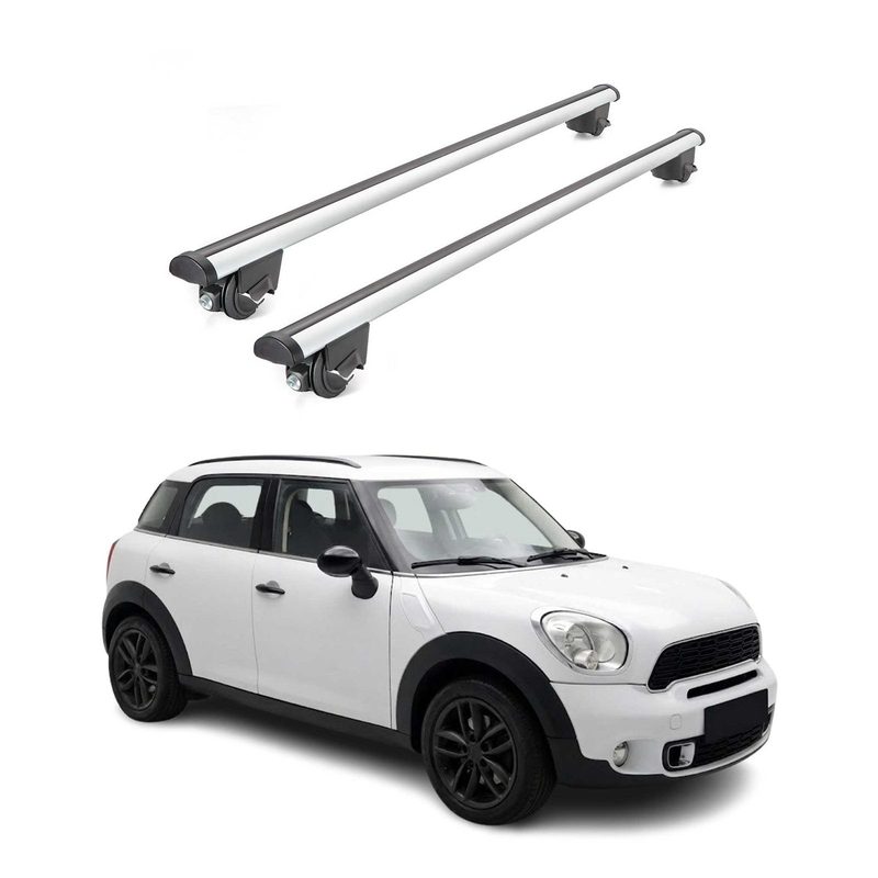 2011-2016 Mini Cooper Countryman R60 Roof Rack Cross Bars Silver
