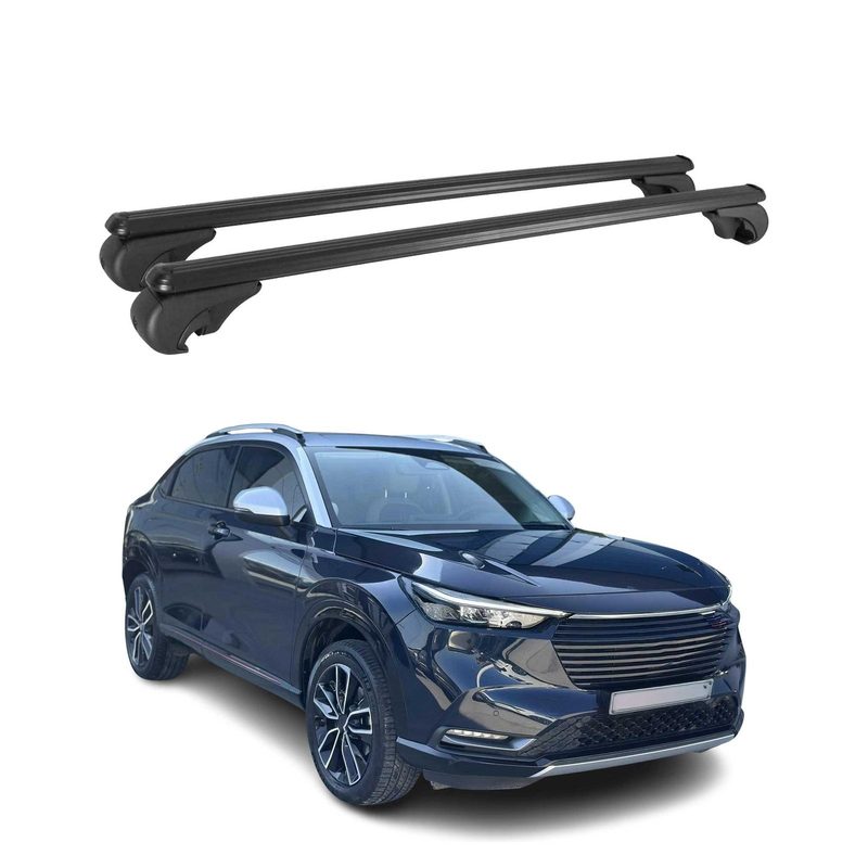 2019-2022 Honda HR-V Roof Rack Cross Bars Black