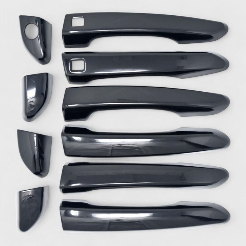 2016-2021 Hyundai Tucson Door Handle Cover Gloss Black 10Pcs ABS Plastic