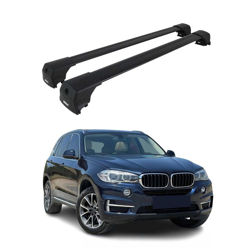 2014-2018 BMW X5 F15 F85 Roof Rack Cross Bars Black