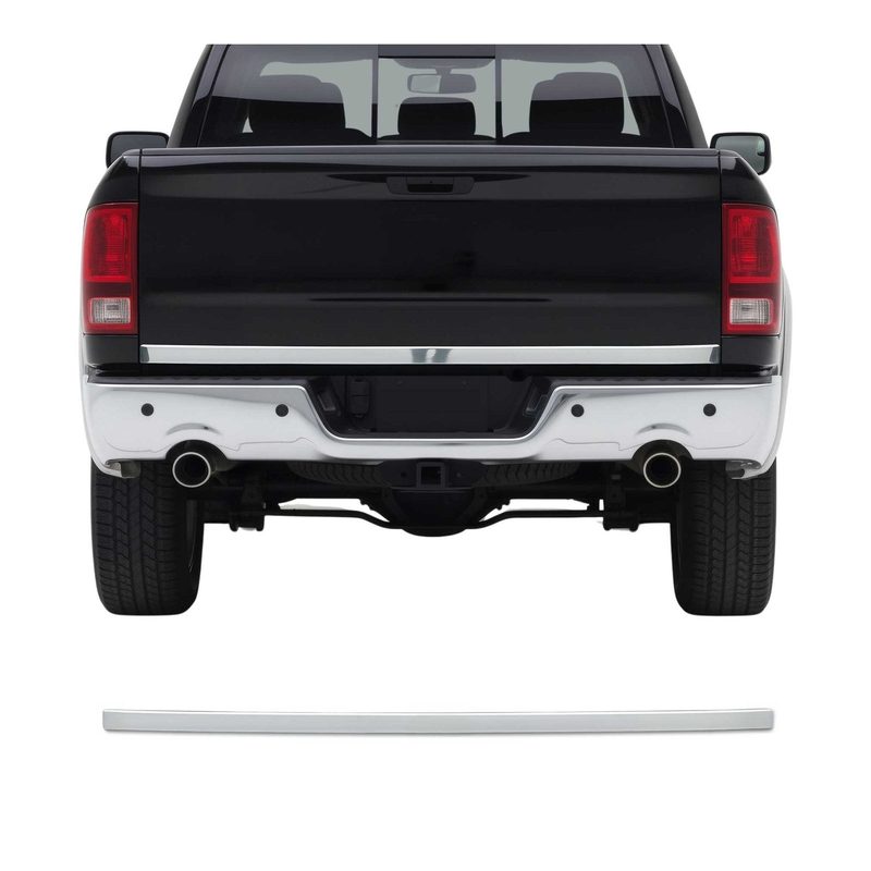 2012-2018 RAM 1500 Rear Trunk Molding Trim Stainless Steel Silver 1Pc