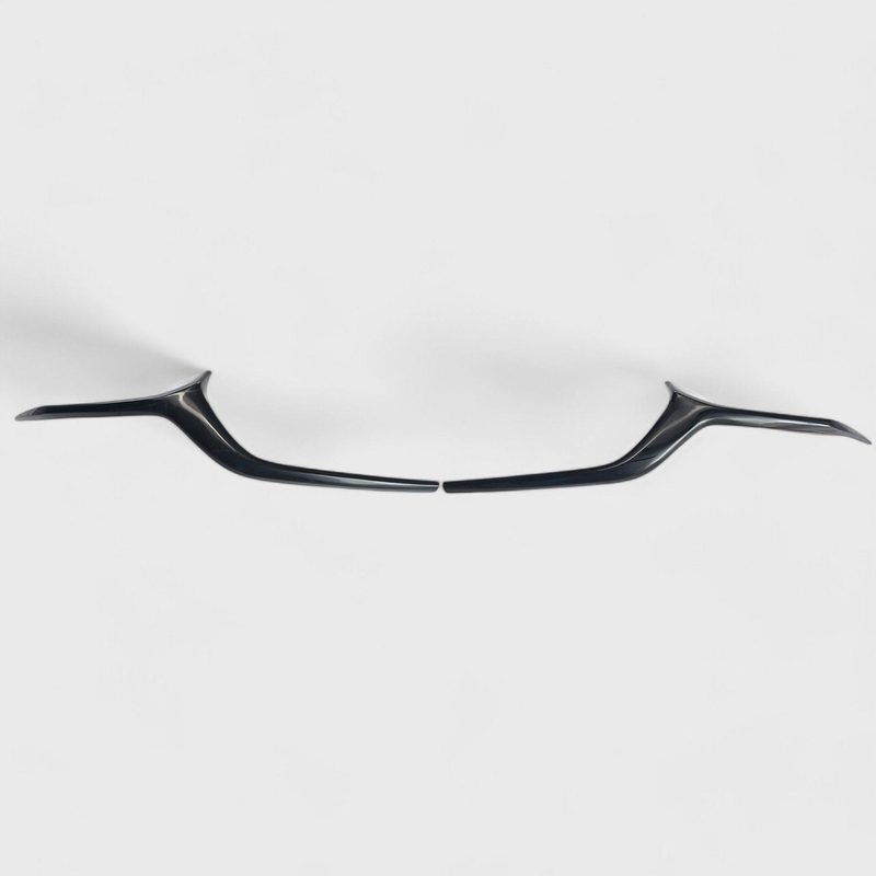 2020-2025 Mazda CX-30 Grille Overlay Gloss Black 2Pcs ABS Plastic