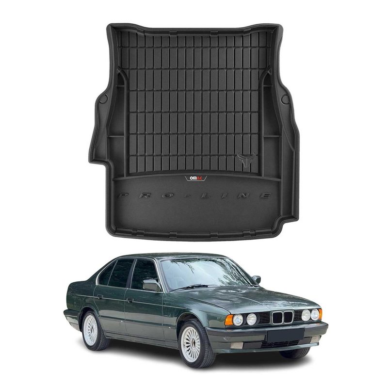 1997-2003 BMW 5 Series E39 Sedan Premium Cargo Liner Trunk Mat All Weather Heavy Duty Black