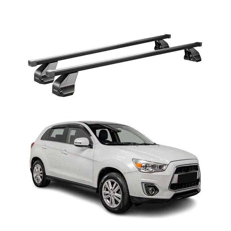 2013-2015 Mitsubishi Outlander Sport Roof Rack Cross Bars Black