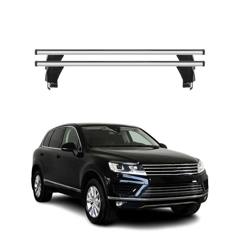 2011-2014 VW Touareg Roof Rack Cross Bars Silver